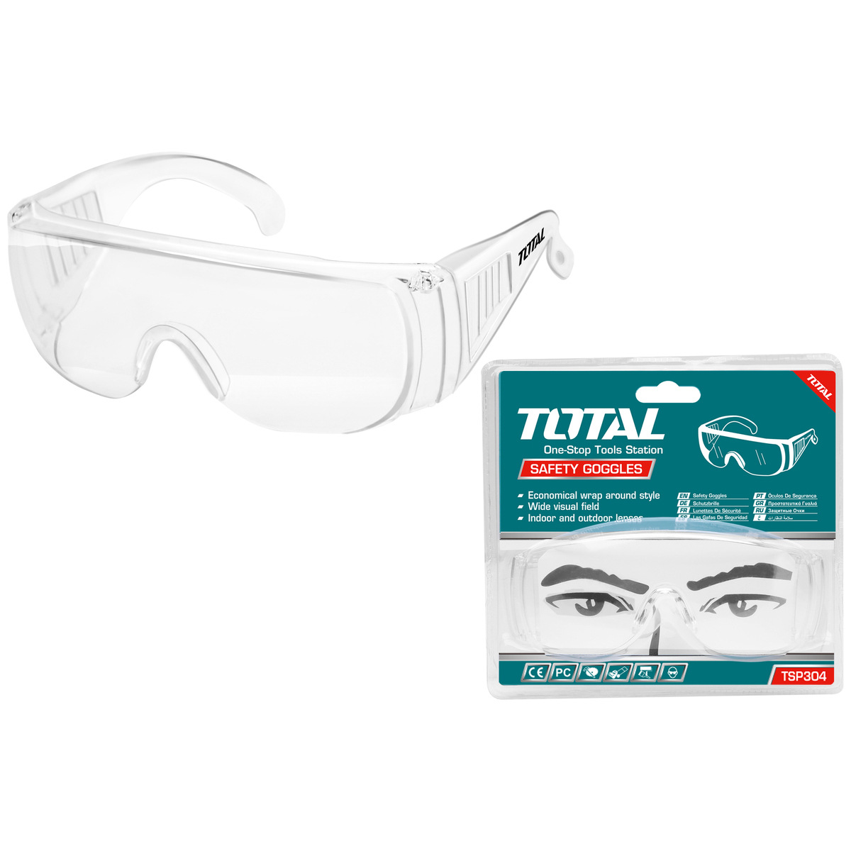 Очки защитные TOTAL TSP304
