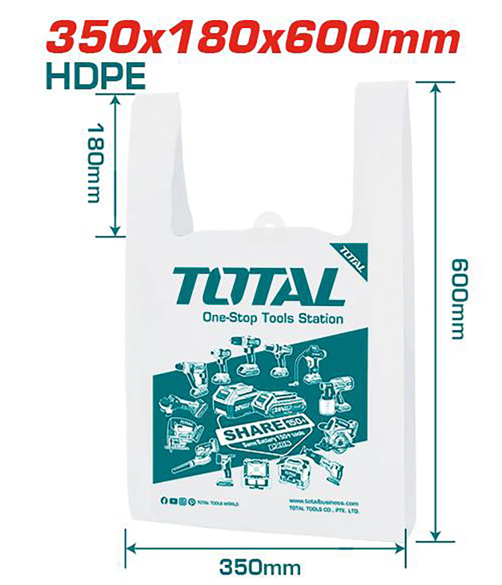 Пластиковый пакет 35х18х60 см TOTAL TPMPB01