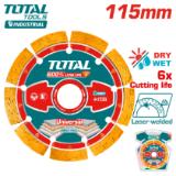Лазерно-сварной алмазный отрезной диск TOTAL TAC2171151