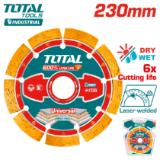 Лазерно-сварной алмазный отрезной диск TOTAL TAC2172301