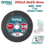 Круг отрезной 355x3,0x25,4 мм по металлу TOTAL TAC2303558