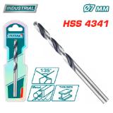 Сверло по металлу HSS 4341 7мм TOTAL TAC1200704