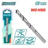 Сверло по металлу M2 HSS 7мм TOTAL TAC1200701