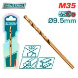 Сверло по металлу M35 HSS-CO 9.5мм TOTAL TAC11209501