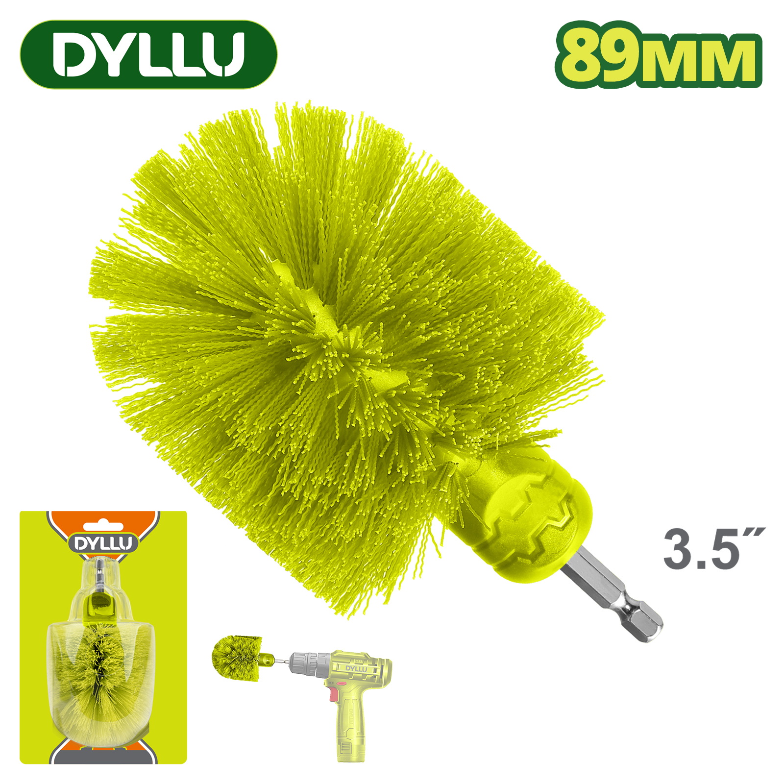 Щетка-насадка средней жесткости для дрели DYLLU DTNY2420