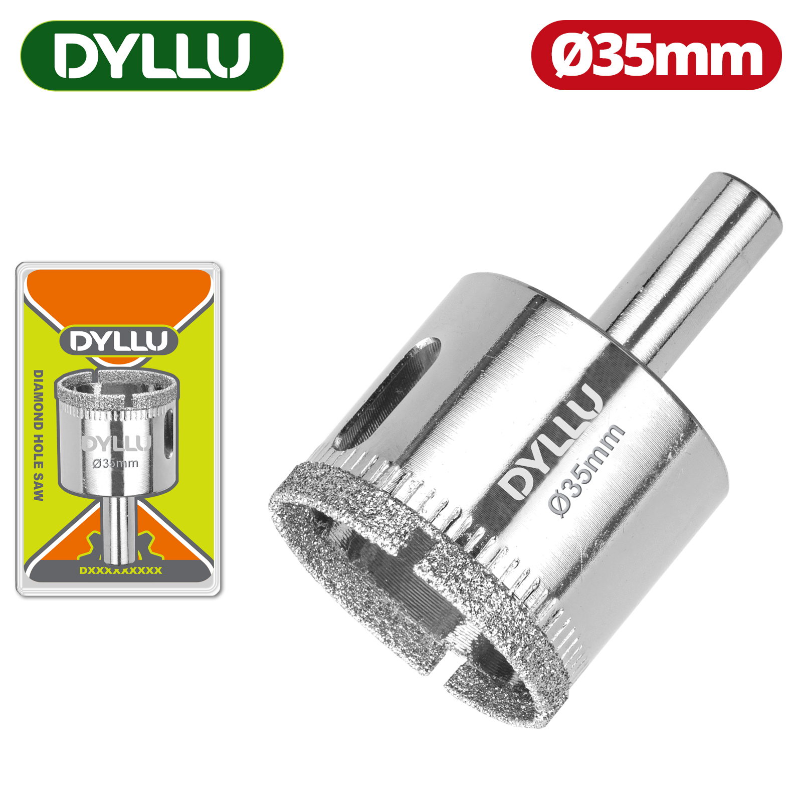 Коронка алмазная 35мм DYLLU DTKJ7635