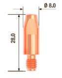 Контактный наконечник Fubag M6х28 мм ECU D =1.0 мм (10 шт.)