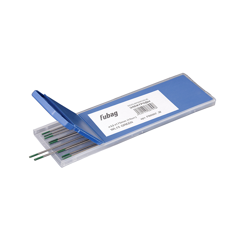Вольфрамовые электроды Fubag D3.2x175мм (green) WP (10 шт.)