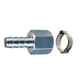 FUBAG 1/4 "F - елочка 6 мм с обжимным кольцом