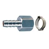 FUBAG 1/4 "F - елочка 10 мм с обжимным кольцом