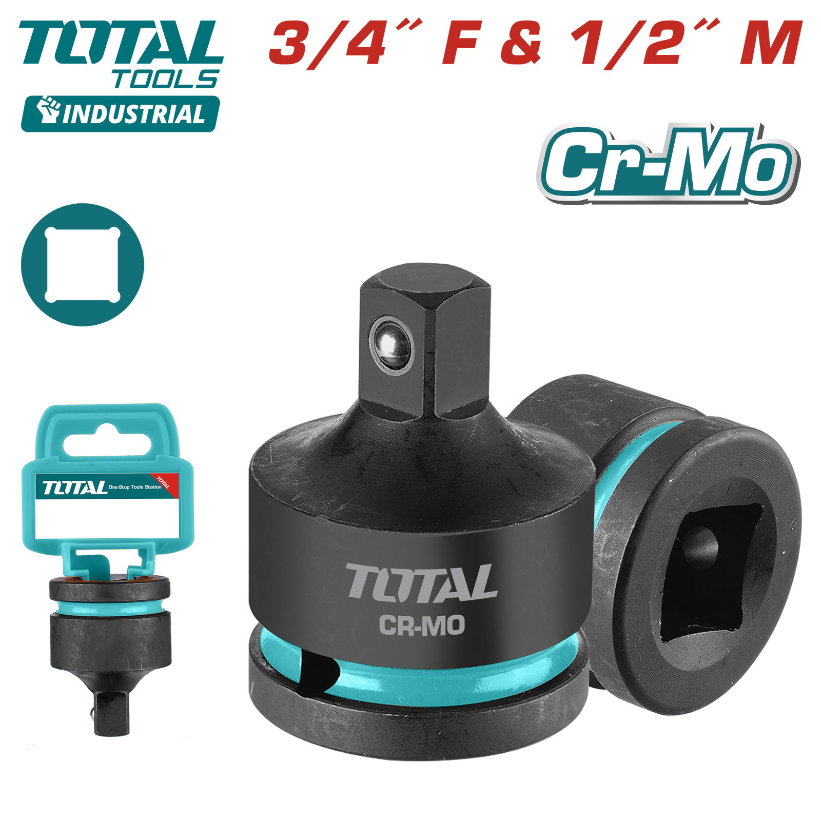 Адаптер ударной головки 3/4 " TOTAL THIAD3412