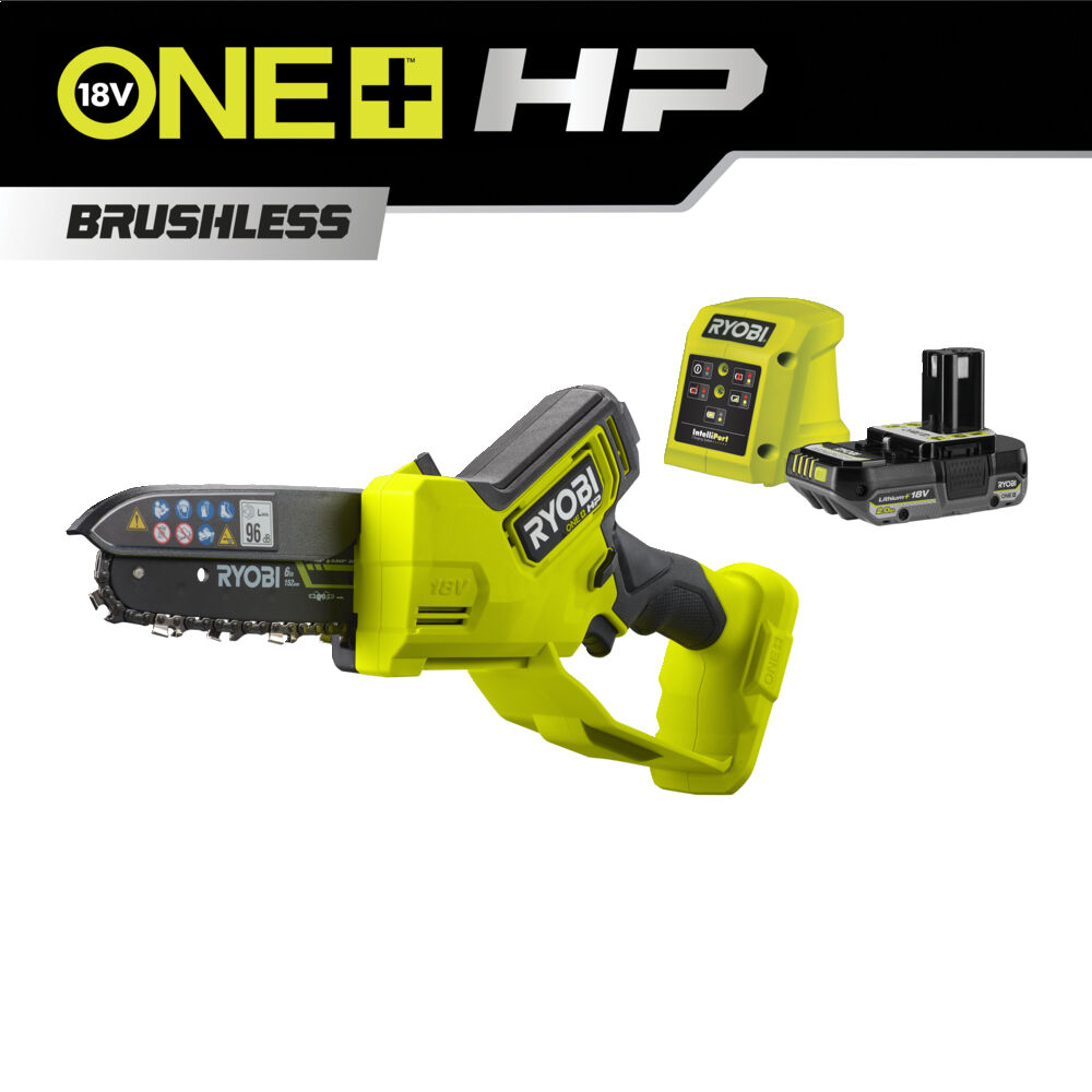 Пила цепная RYOBI RY18PSX15A-120 система ONE +