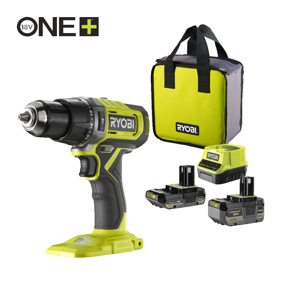 Ударная дрель-шуруповерт RYOBI RPD18-2C42S система ONE +