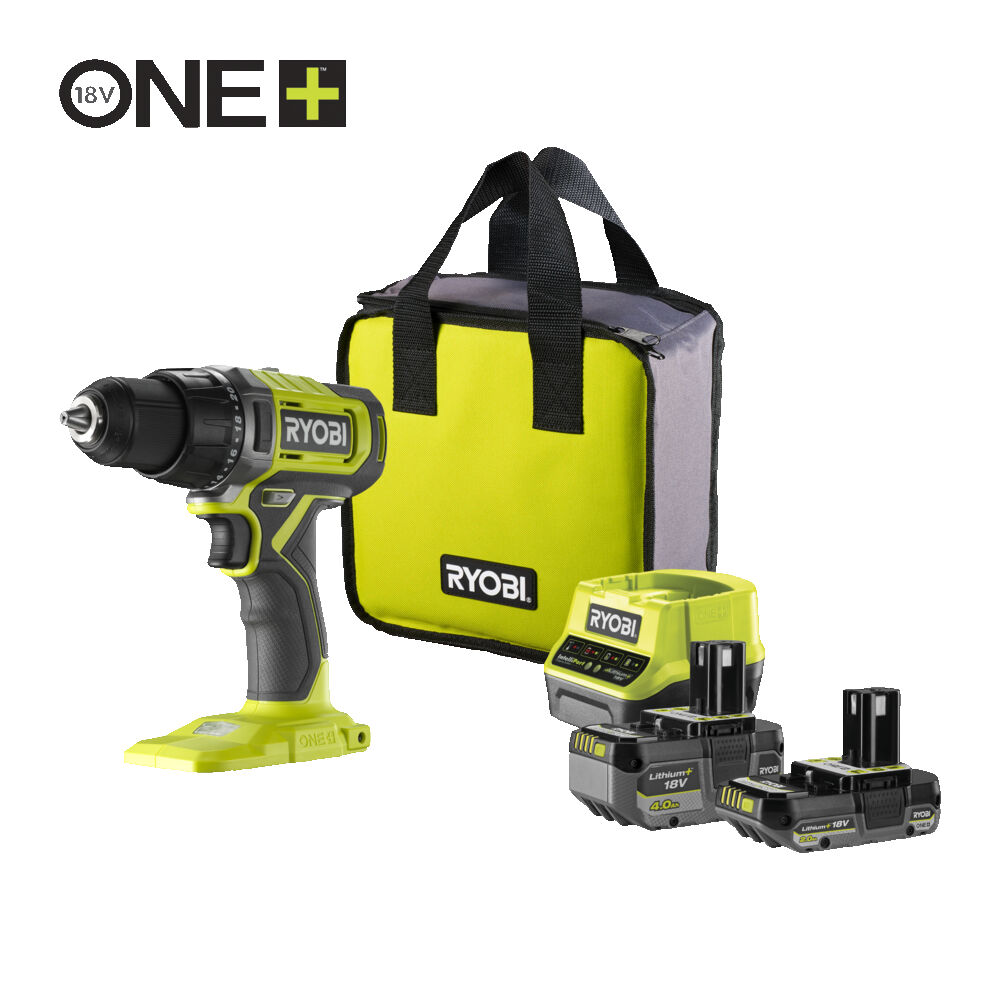 Дрель-шуруповерт RYOBI RDD18-2C42S система ONE +