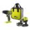 Дрель-шуруповерт RYOBI RDD18-2C52S система ONE +
