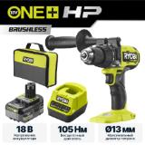 Ударная дрель-шуруповерт RYOBI RPD18X1-1C50S система ONE +