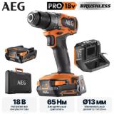 Дрель-шуруповерт аккумуляторная AEG BS18SBL2-202C