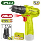 Дрель-шуруповерт аккумуляторная DYLLU DTCDS518