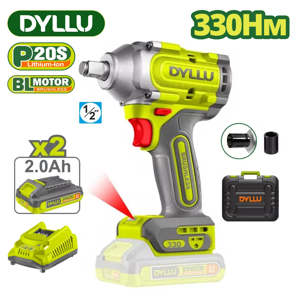 Гайковерт DYLLU DTCD1B33