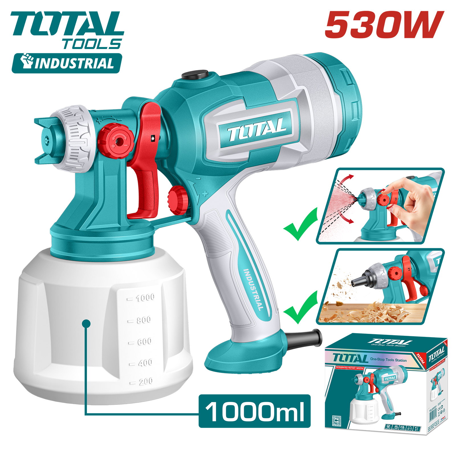 Краскораспылитель электрический TOTAL TT4506