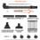 Пылесос строительный аккумуляторный DAEWOO DAVC 1621Li SET