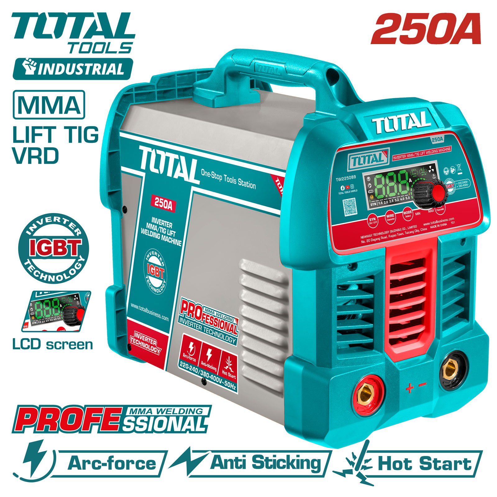 Инвертор сварочный TOTAL TW225089