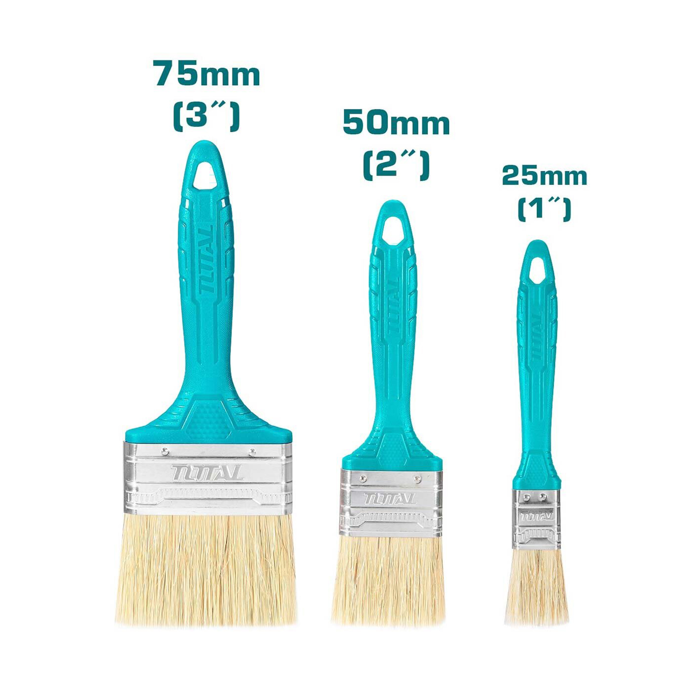 Набор кистей TOTAL THT8450301 (3 шт)