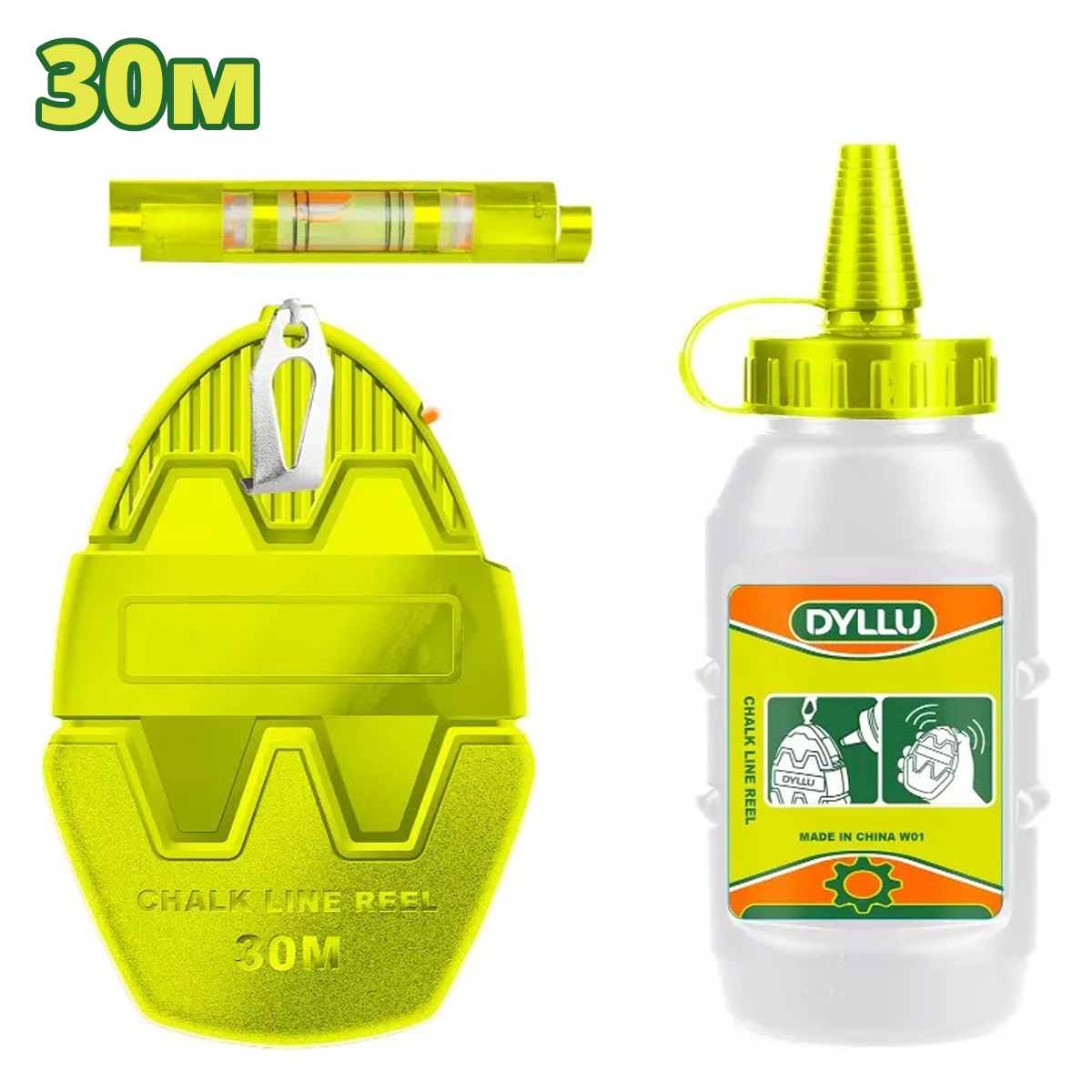 Шнур разметочный 30 м DYLLU DTHX1630