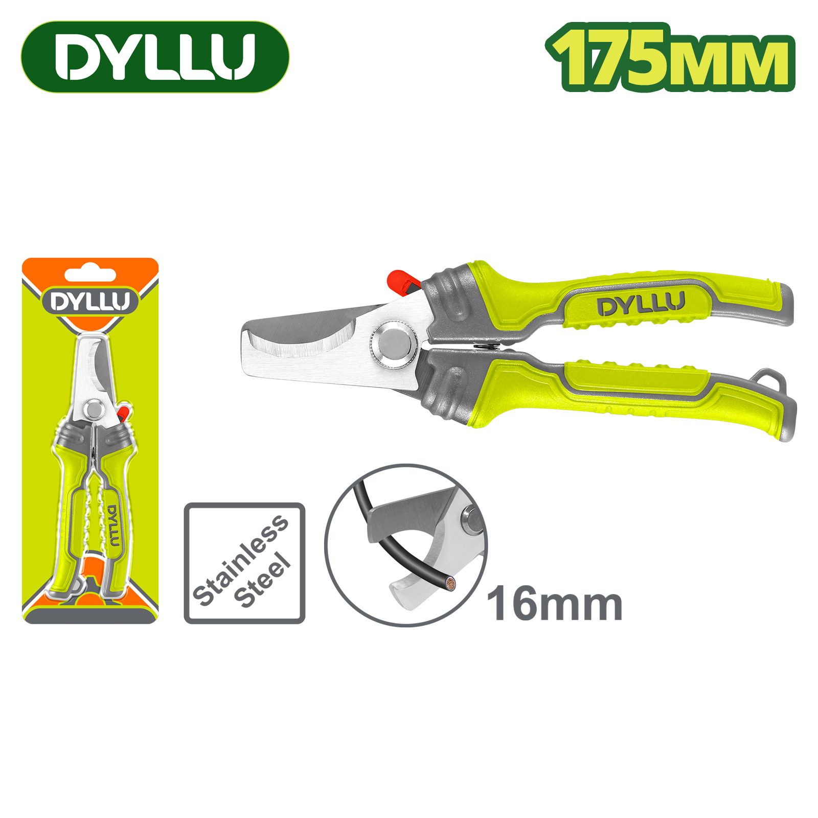 Ножницы для резки кабеля 175 мм DYLLU DTSX8604