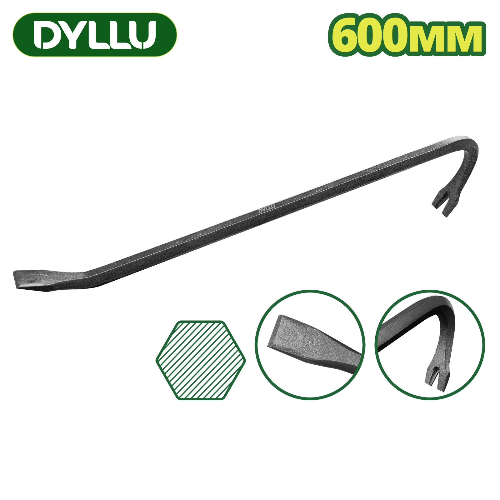 Лом-гвоздодер 600 мм DYLLU DTQB1360