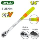 Ключ динамометрический 1/4 " DYLLU DTWQ1D14