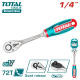 Ключ-трещотка 1/4" TOTAL THT106146
