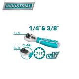 Ключ-трещотка 1/4 " И 3/8" TOTAL THT1061438