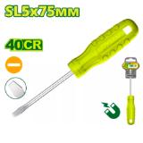 Отвертка шлицевая SL5 75мм DYLLU DTSD3953