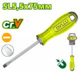 Отвертка шлицевая SL5,5 75мм DYLLU DTSD1253