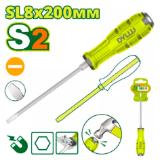 Отвертка шлицевая SL8 200мм DYLLU DTQJ1288