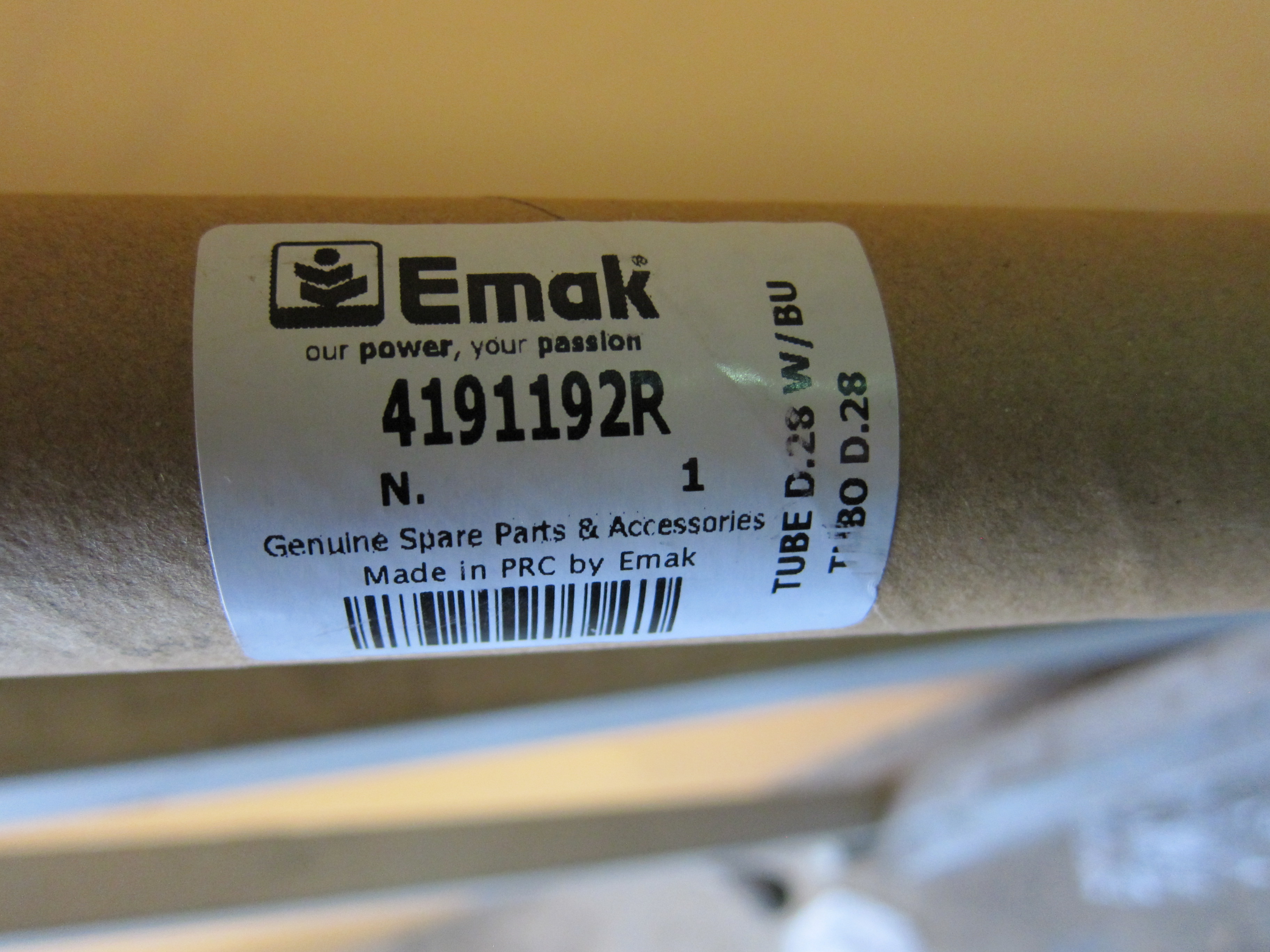 Трубка 28 мм. efco (Труба) 4191192R