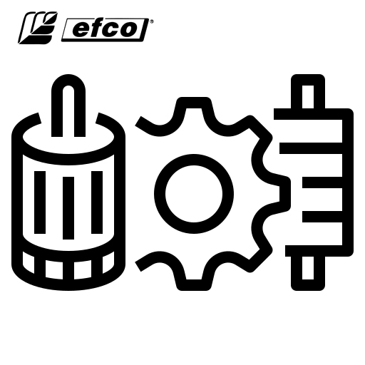 Поршневая группа 61212005B (Complete cylinder and piston for engine with spark ignition for brushcutter)