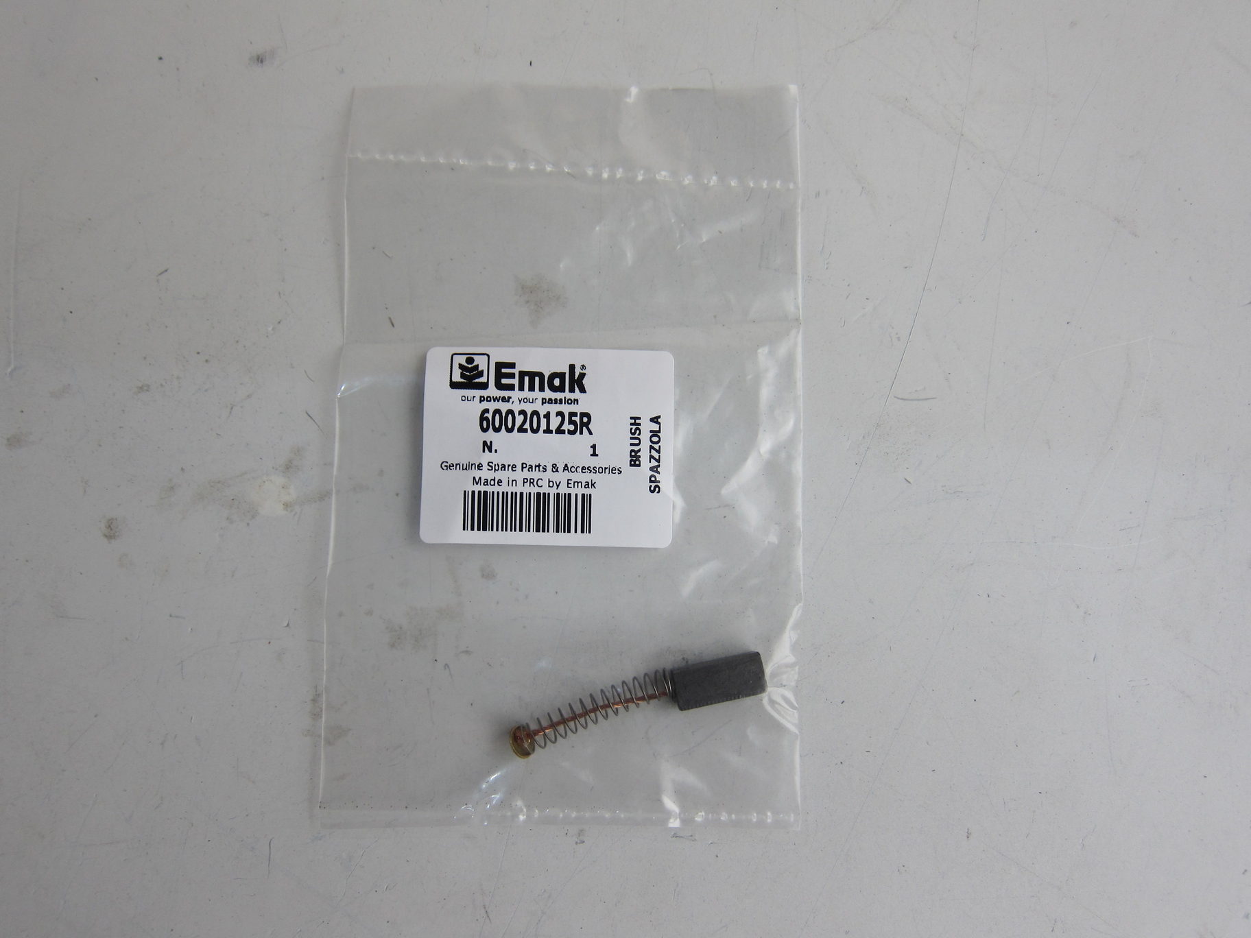 Щетка угольная 1 шт. 60020125R (Brush for electric motor)