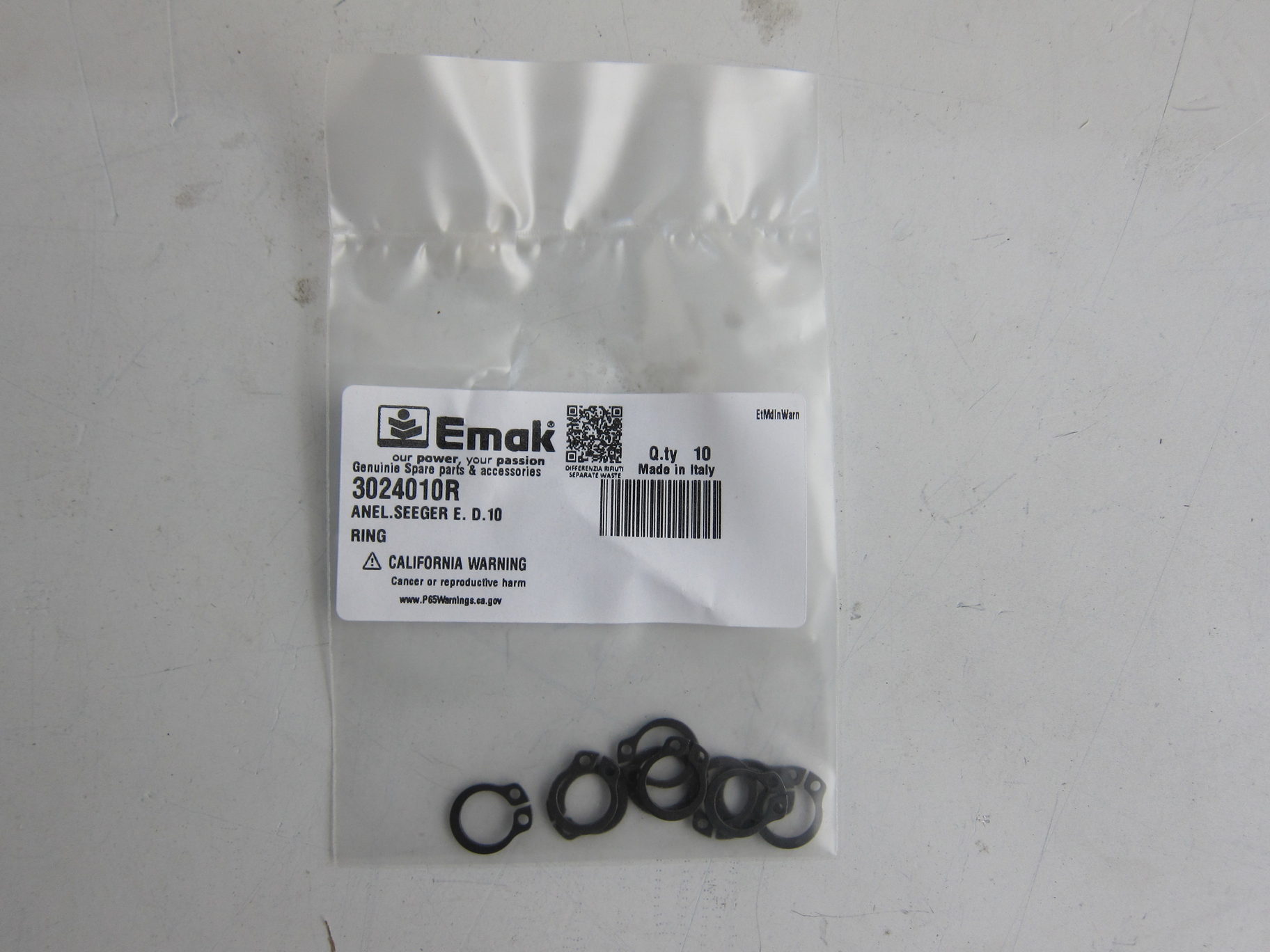 Кольцо стопорное efco 3024010R
