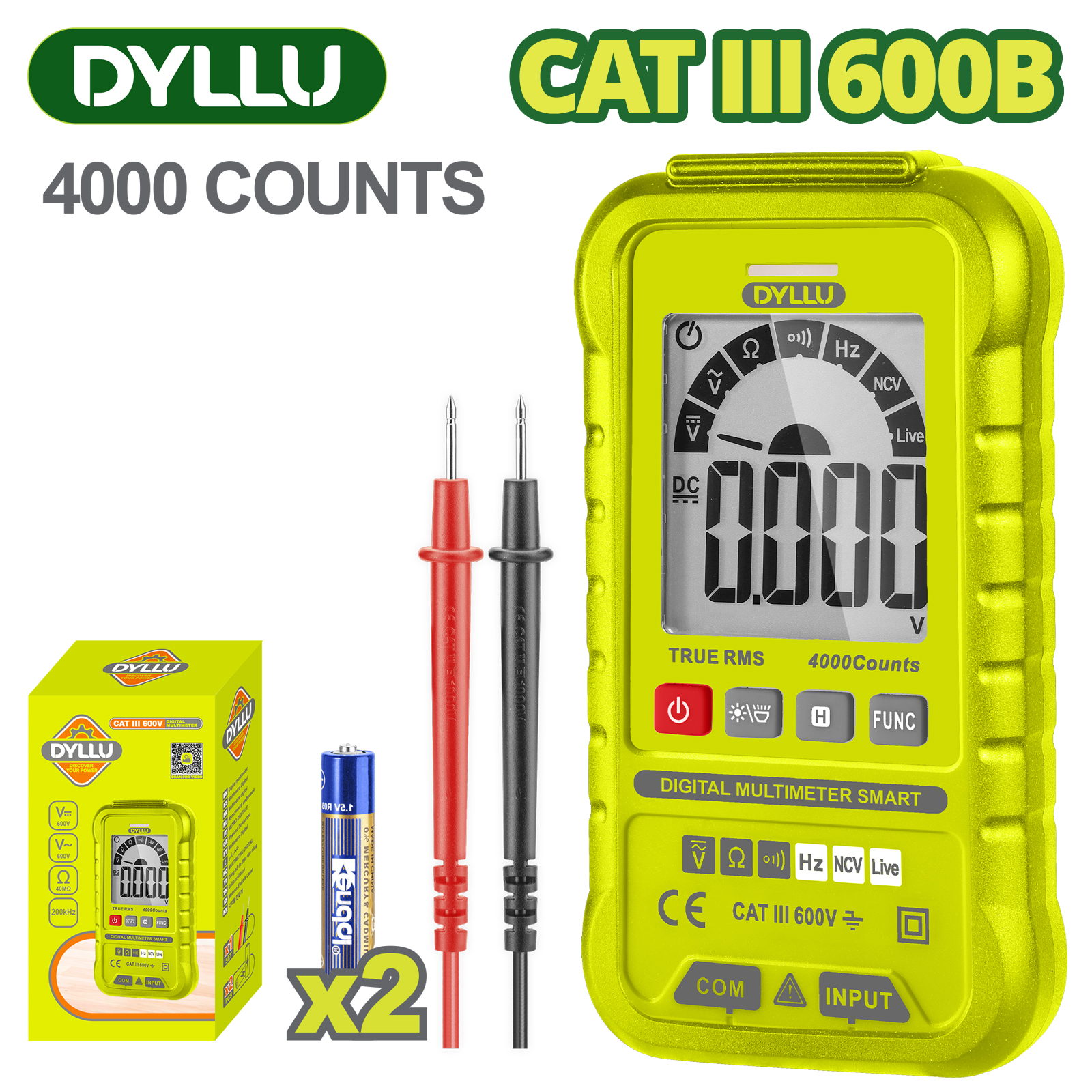 Мультиметр цифровой DYLLU DTDM1503