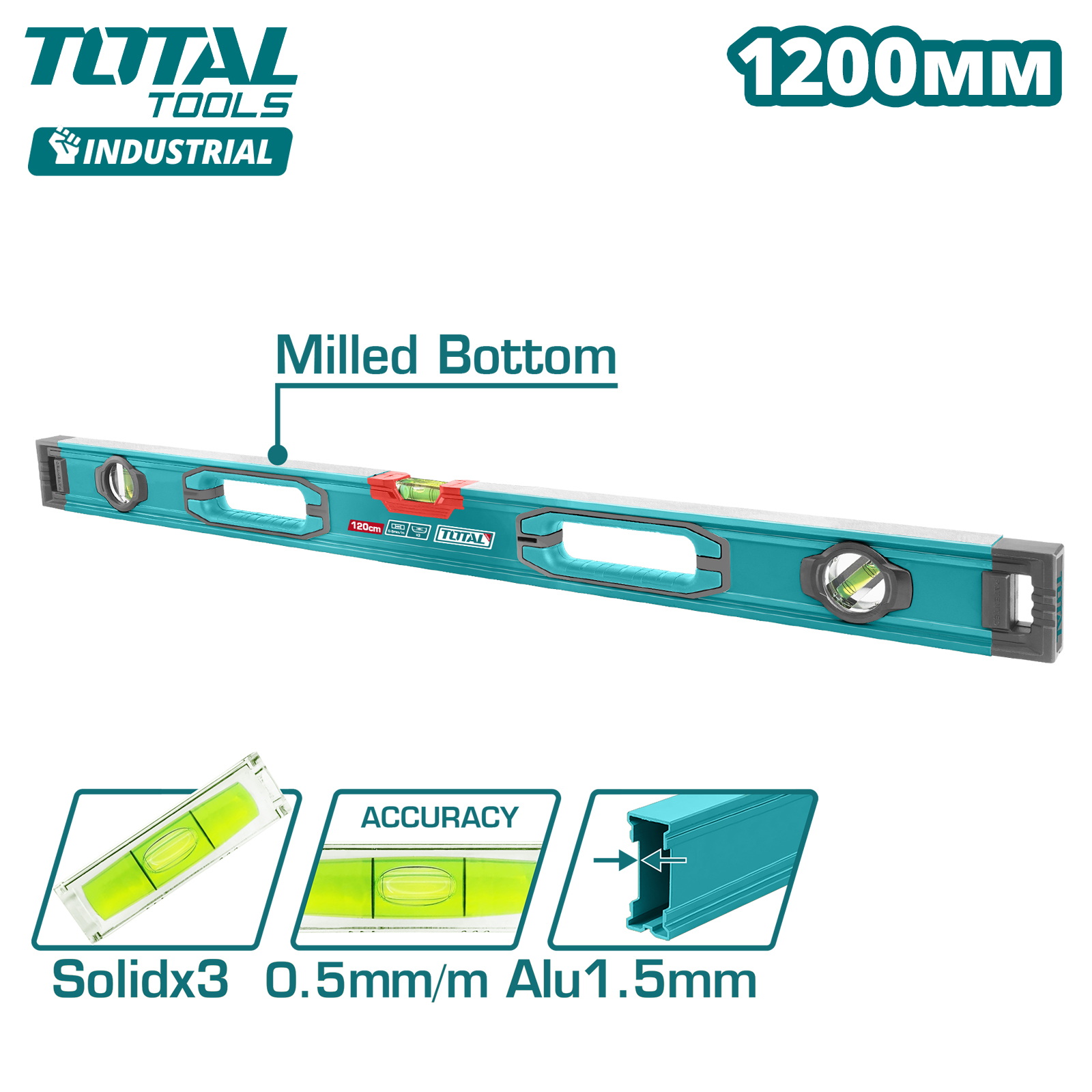 Уровень 1200мм TOTAL TMT212028